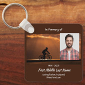 Memorial Keepsake Biking Cycling Bike  Schlüsselanhänger (Vorderseite)