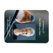 Memorial Keepsake Bluebird Garden Bird Magnet (Horizontal)
