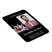 Memorial Keepsake Bowling Bowler Magnet (Rechte Seite)