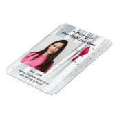 Memorial Keepsake Cardinal Bird Magnet (Linke Seite)