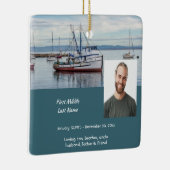 Memorial Keepsake Commercial Fisherman Keramikornament (Rechts)