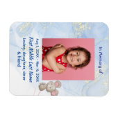 Memorial Keepsake Cute Little Mouse Children Magnet (Horizontal)