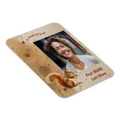 Memorial Keepsake Cute Red Squirrel Magnet (Rechte Seite)