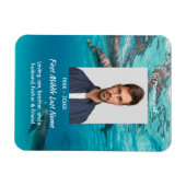 Memorial Keepsake Dolphins Underwater Ocean Magnet