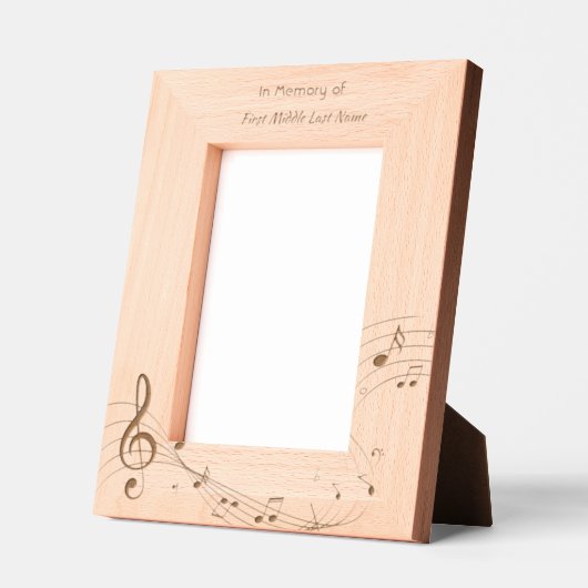 Memorial Keepsake Drummer Drums Band  Geätzte Rahmen (Links)