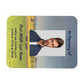 Memorial keepsake Farm Crop Prairie Magnet (Horizontal)