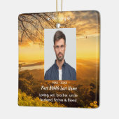 Memorial Keepsake Golden Sunrise  Keramikornament (Links)