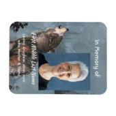 Memorial Keepsake Howling Wolf Art Magnet (Horizontal)