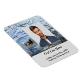 Memorial Keepsake Lake Ducks Birds Magnet (Rechte Seite)