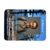 Memorial Keepsake Lake Forest Trees Magnet (Horizontal)
