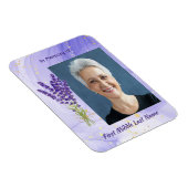  Memorial Keepsake Lavender Garden Flower Magnet (Rechte Seite)