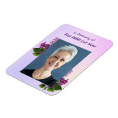 Memorial Keepsake Lilac Garden Flower Magnet (Linke Seite)