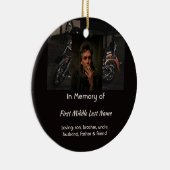 Memorial Keepsake Motorcycle Biker Keramik Ornament (Rechts)