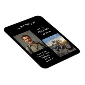 Memorial Keepsake Motorcycle Chopper Magnet (Rechte Seite)