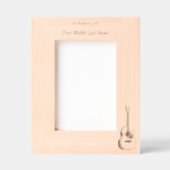  Memorial Keepsake Musician Piano Guitar Geätzte Rahmen (Vorderseite)