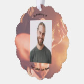 Memorial Keepsake Musician Piano Guitar Ornament Karte (Links)