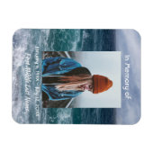 Memorial Keepsake Ocean Sea Beach Magnet (Horizontal)