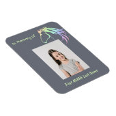 Memorial Keepsake Pastel Horse Art Magnet (Rechte Seite)