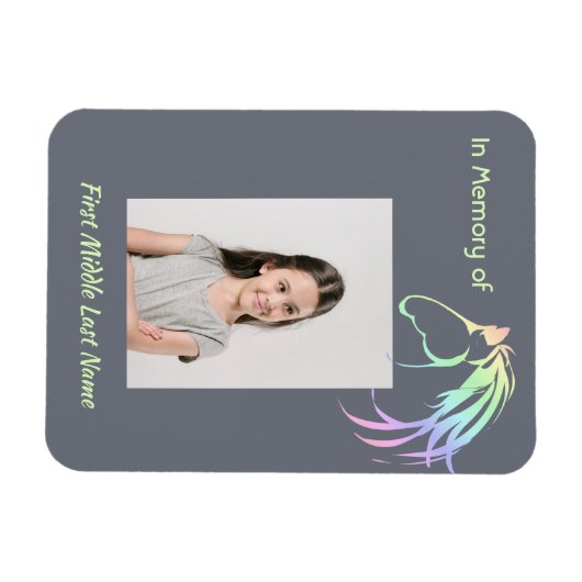 Memorial Keepsake Pastel Horse Art Magnet (Horizontal)