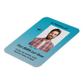  Memorial Keepsake Pilot Airplane Flying Magnet (Linke Seite)