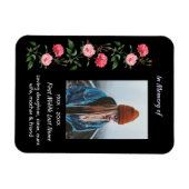  Memorial Keepsake  Roses Garden Flowers Magnet (Horizontal)