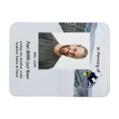 Memorial Keepsake Snowboarding Winter Magnet (Horizontal)