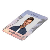 Memorial Keepsake Tropical Beach Magnet (Linke Seite)