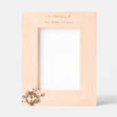 Memorial Keepsake Wolf Wolves Animal art Geätzte Rahmen (Vorderseite)