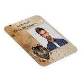 Memorial Keepsake Wolf Wolves Animal Magnet (Rechte Seite)
