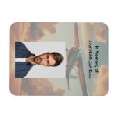 Memorial Keepsakes Pilot Airplane Sunset Magnet (Horizontal)