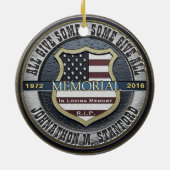 Memorial Keramik Ornament (Hinten)