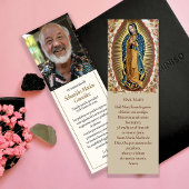 Memorial Lesezeichen Guadalupe Gebet Sympathiekart