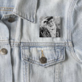 Memorial Love Memory Einfaches modernes Foto Button (Beispiel)