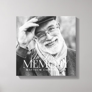 Memorial Love Memory Einfaches modernes Foto Leinwanddruck