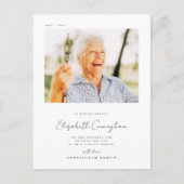 Memorial Love Memory Elegantes einfaches Foto Postkarte (Vorderseite)