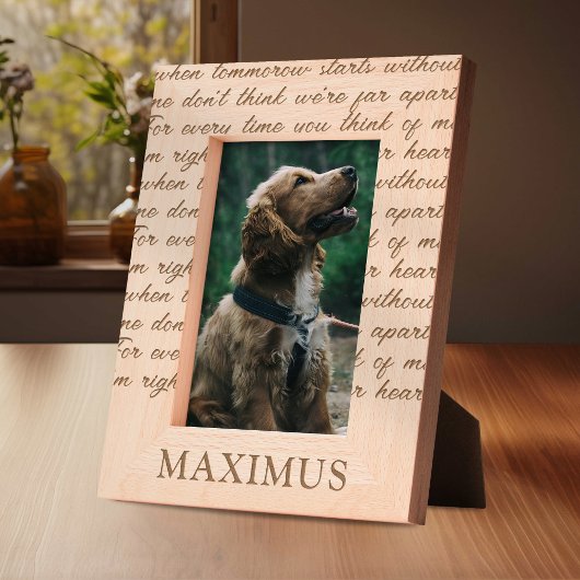 Memorial Loved Beyond Words Geätzte Rahmen