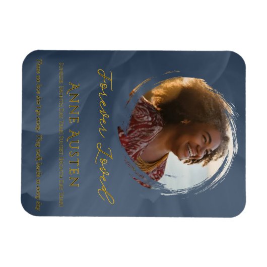 Memorial Magnet – Personalized Tribute Keepsake (Horizontal)