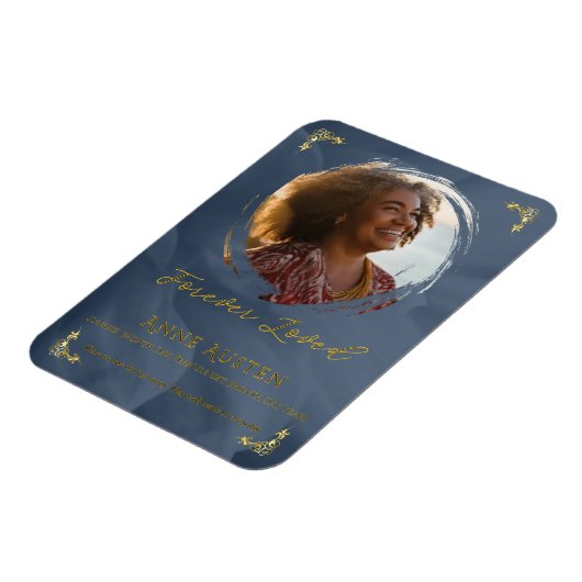 Memorial Magnet – Personalized Tribute Keepsake (Linke Seite)