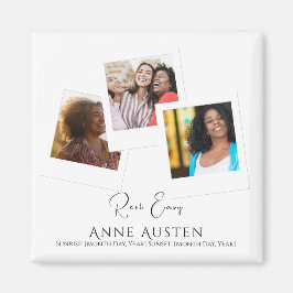 Memorial Magnet – Personalized Tribute Keepsake