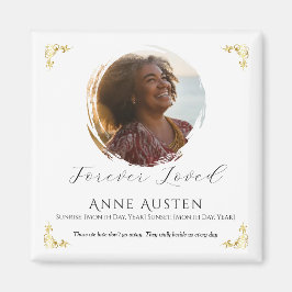Memorial Magnet – Personalized Tribute Keepsake
