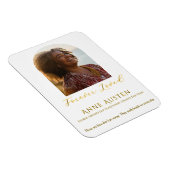 Memorial Magnet – Personalized Tribute Keepsake (Rechte Seite)