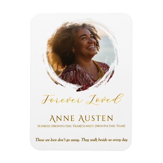 Memorial Magnet – Personalized Tribute Keepsake (Vertikal)