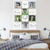 Memorial Marble 6 Dog Fotomaterial Collage Leinwanddruck (Insitu (Schlafzimmer))