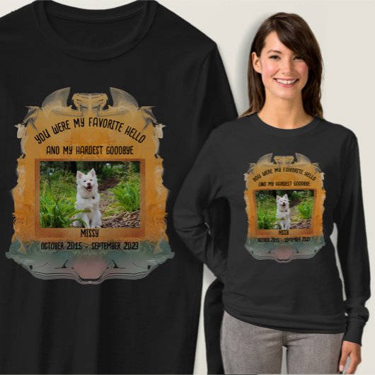 Memorial Mein Favorit Hallo Abstrakt Sunset 0612 T-Shirt