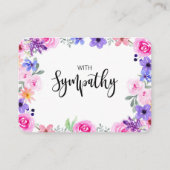 Memorial Memorial Angel Sake-Geschenk im Memory Be Visitenkarte (Vorderseite)