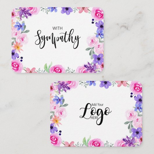 Memorial Memorial Angel Sake-Geschenk im Memory Be Visitenkarte (Vorne/Hinten)