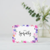 Memorial Memorial Angel Sake-Geschenk im Memory Be Visitenkarte (Stehend Vorderseite)