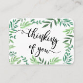 Memorial Memorial Angel Sake-Geschenk im Memory Be Visitenkarte (Vorderseite)