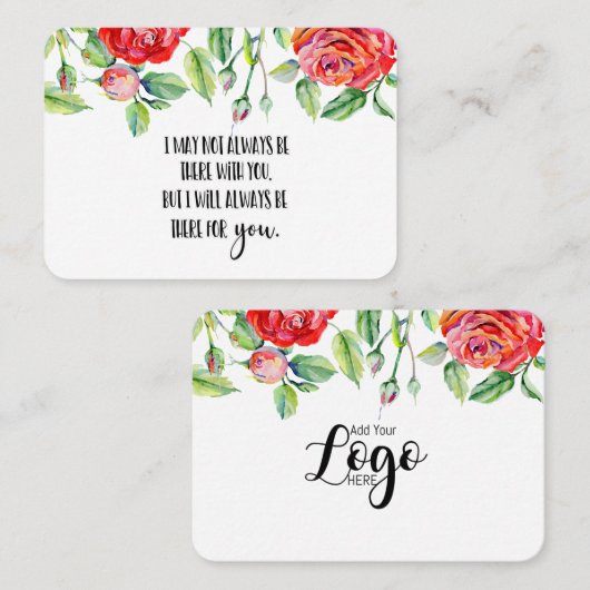 Memorial Memorial Angel Sake-Geschenk im Memory Be Visitenkarte (Vorne/Hinten)