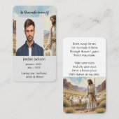 Memorial Memory Pocket Card Lord Shepherd Visitenkarte (Vorne/Hinten)